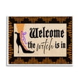 thumbnail image 1 of Stupell Indtries The Witch Is In Sign Spooky Halloween Welcome,14 x 11,Design by Andi Metz, 1 of 7