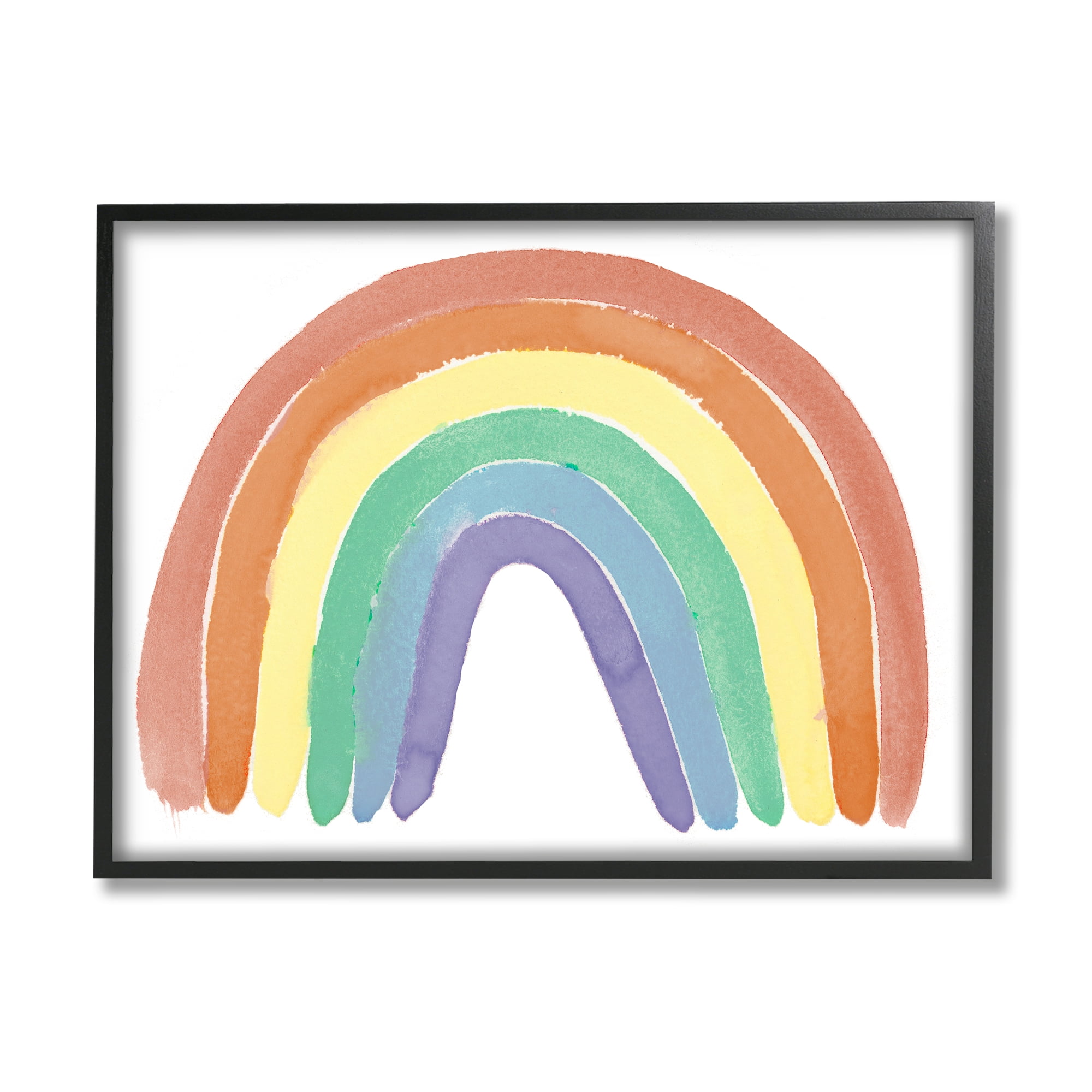 Stupell Indtries Traditional Rainbow Arches Round Organic Curves,20 x 16,Design by Melanie Torres