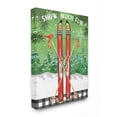 thumbnail image 1 of Stupell Indtries Traditional 'Snow Much Fun' Winter Season Ski Sign Designed by Andrea Tachiera, 1 of 5