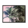 thumbnail image 1 of Stupell Indtries Tropical Palm Tree Fronds Layered Tall Trees Pink,20 x 16,Design by Kathy Mansfield, 1 of 7