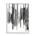 thumbnail image 1 of Stupell Indtries Vertical Black Ink Strokes Abstract Watercolor Over White,24 x 30,Design by VDK Atelier, 1 of 7
