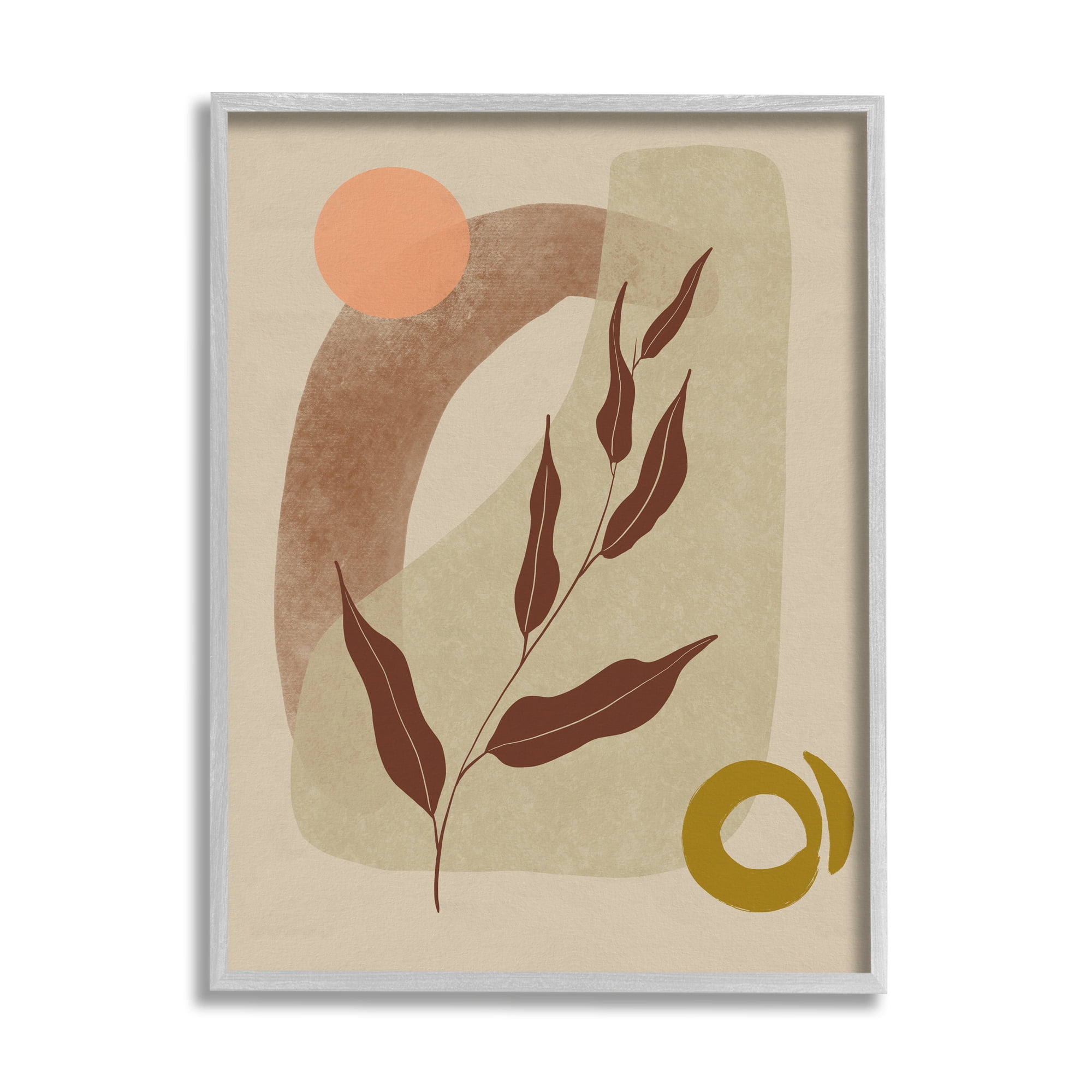 Stupell Indtries Warm Abstract Shapes Dessert Tone Collage Brown Orange,11 x 14,Design by Nicholas Holman&nbsp;