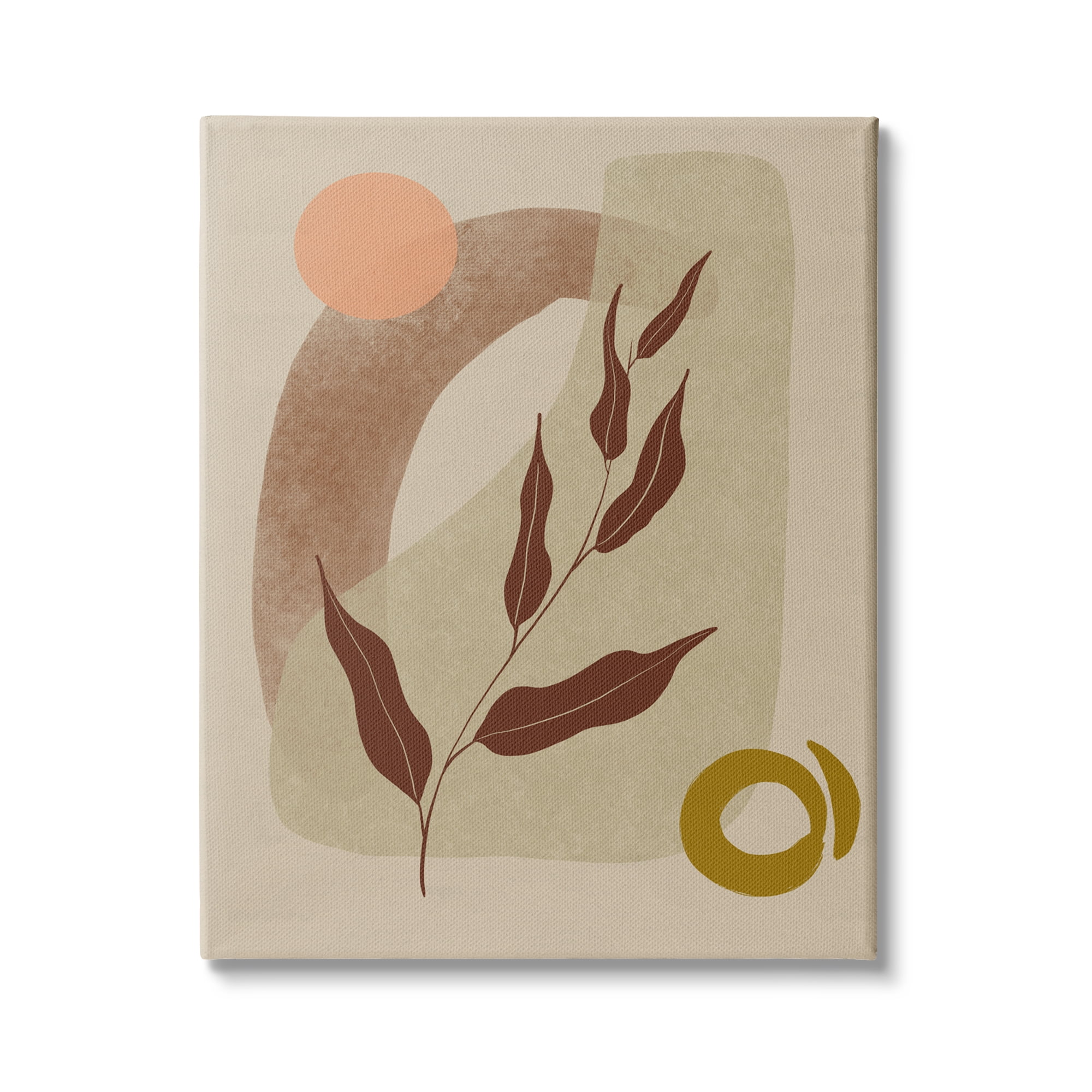 Stupell Indtries Warm Abstract Shapes Dessert Tone Collage Brown Orange,16 x 20,Design by Nicholas Holman&nbsp;