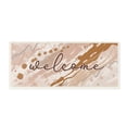 thumbnail image 1 of Stupell Indtries Welcome Greeting Sign Abstract Geode Pattern Warm Tones,17 x 7,Design by Jennifer Ellory, 1 of 6