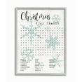 thumbnail image 1 of Stupell Indtries Winter Holiday Word Search Activity Christmas Phrases Framed Wall Art Design by Daphne Polselli, 11" x 14", Gray Framed, 1 of 5