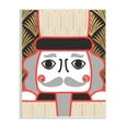 thumbnail image 1 of Stupell Indtries Winter Nutcracker Soldier Geometrical Indtrial Deco Pattern, 13 x 19, Design by Daphne Polselli, 1 of 6