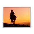 thumbnail image 1 of Stupell Indtries Woman Riding Horse Silhouette Southwestern Sunset Landscape,14 x 11,Design by J.C. Leacock, 1 of 7