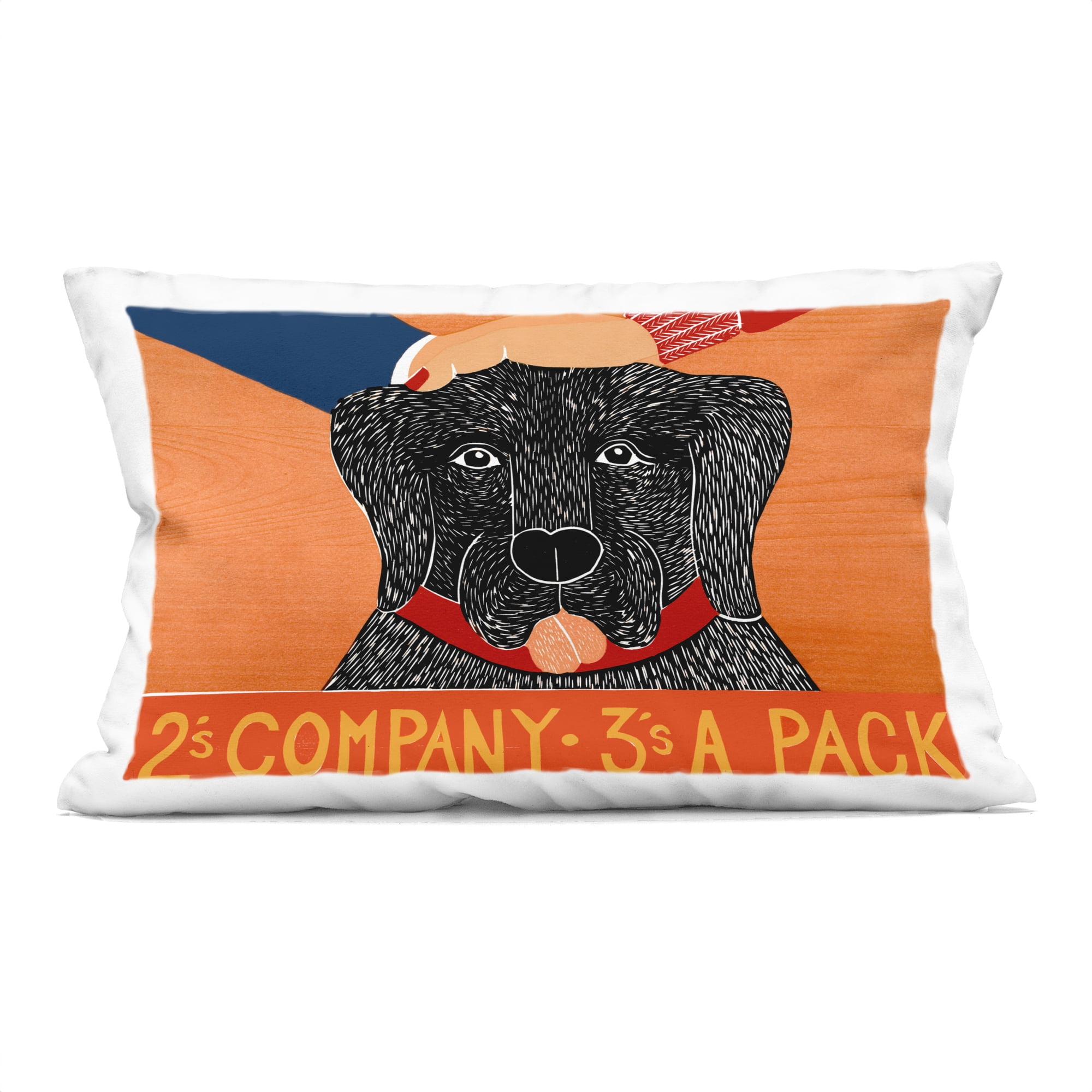 Stupell Industries 2's Company Dog Decorative Printed Throw Pillow, design by Stephen Huneck