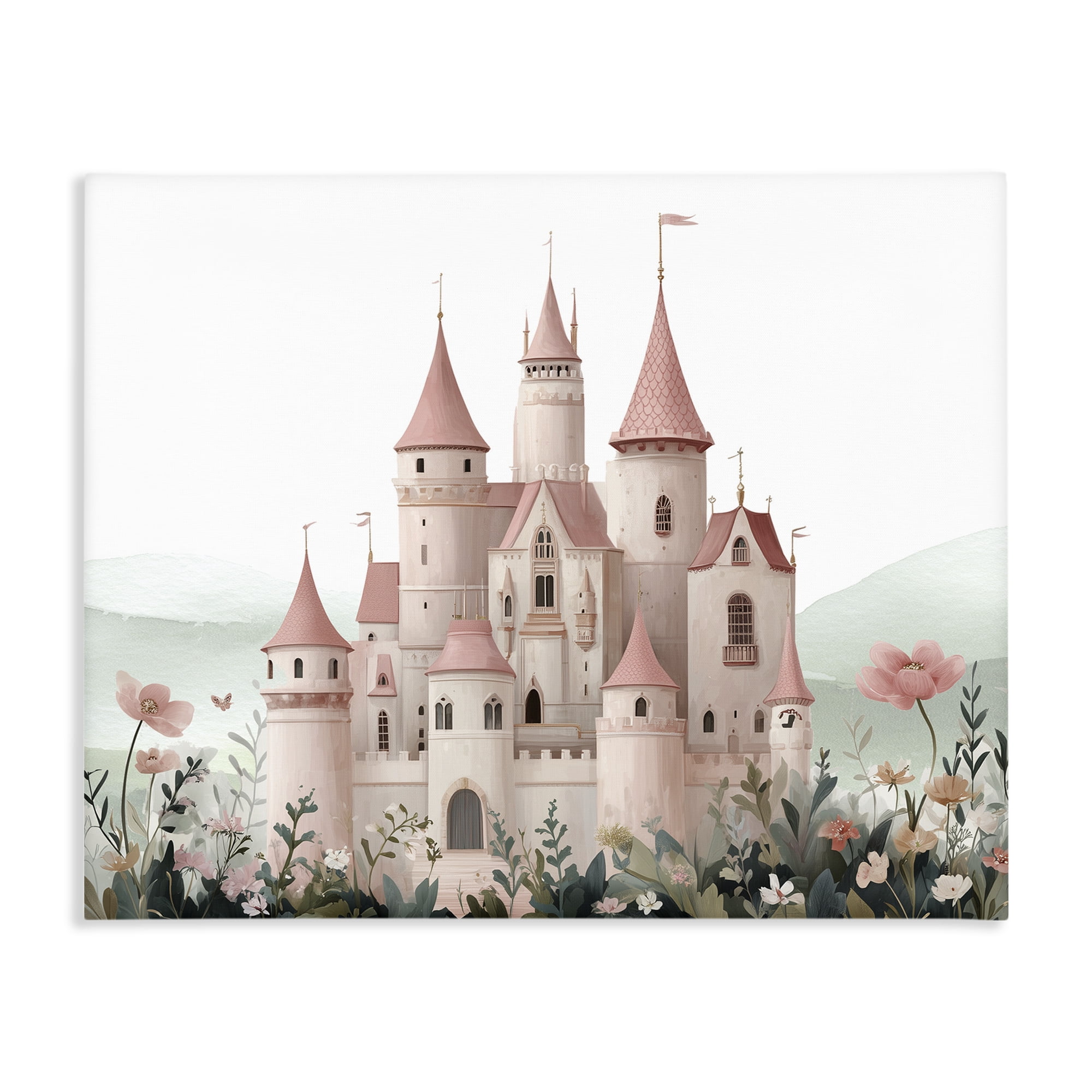 Stupell Industries A Castle For Princess Canvas Wall Art, design by Christine Simpson Art