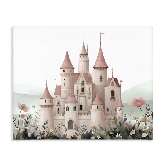 Stupell Industries A Castle For Princess Canvas Wall Art, design by Christine Simpson Art
