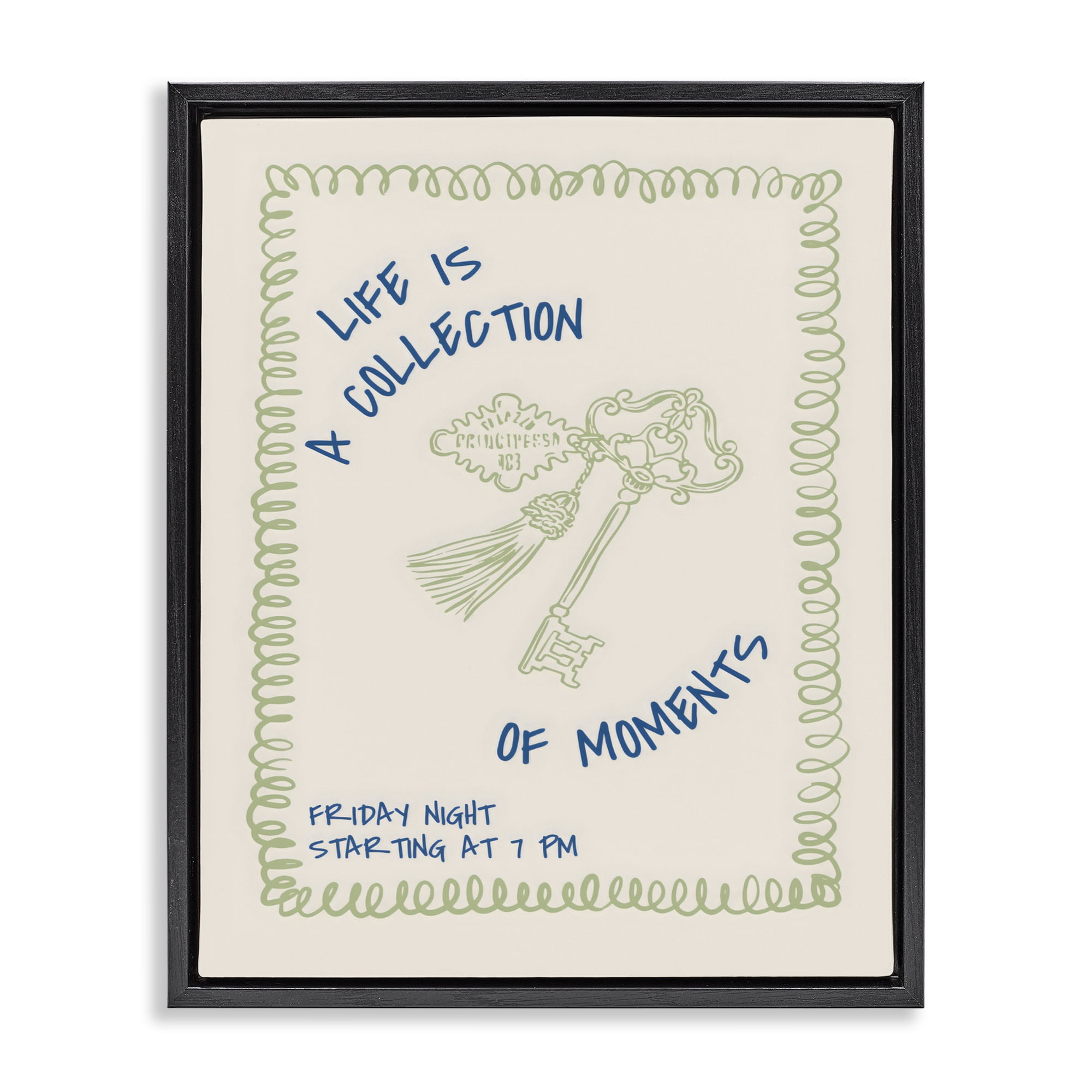 Stupell Industries A Collection of Moments Black Framed Floater Canvas Wall Art, design by The Prints Vibe