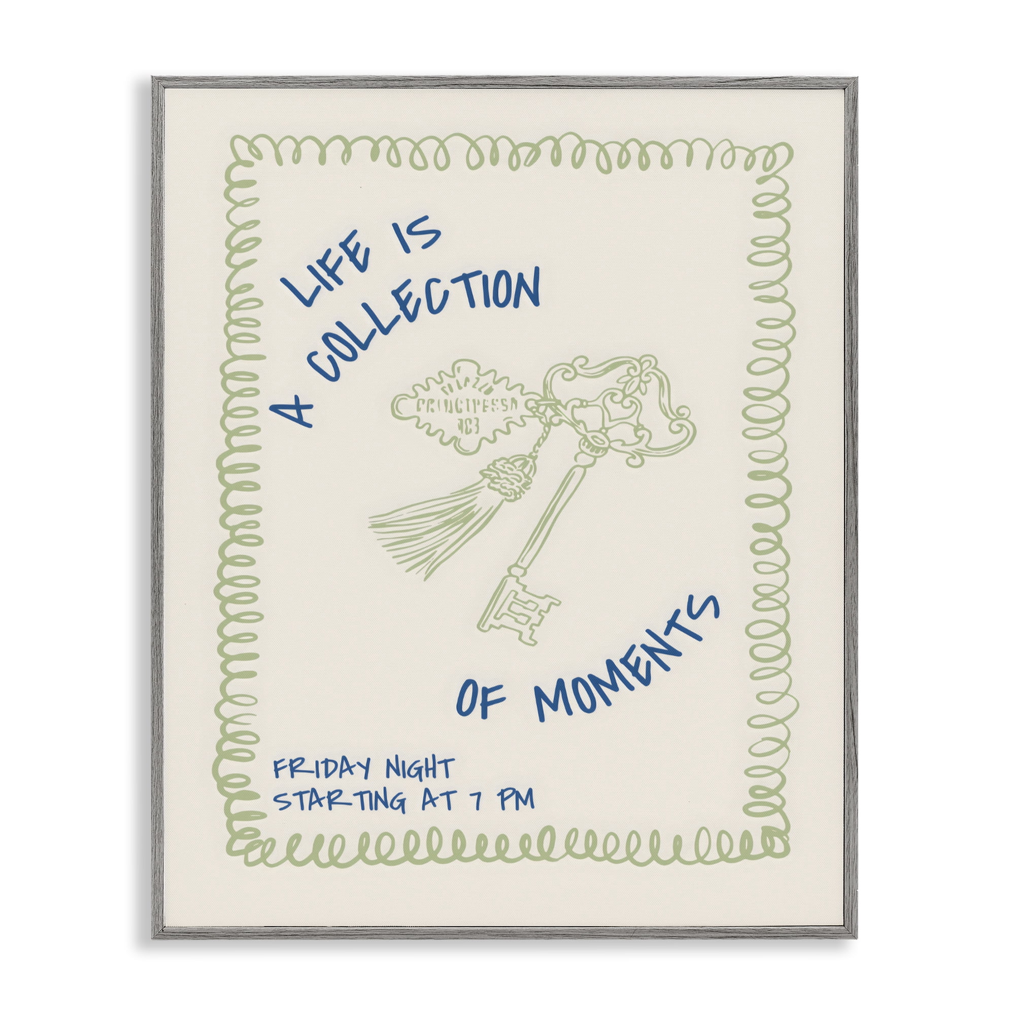 Stupell Industries A Collection of Moments Gray Framed Giclee Art, design by The Prints Vibe