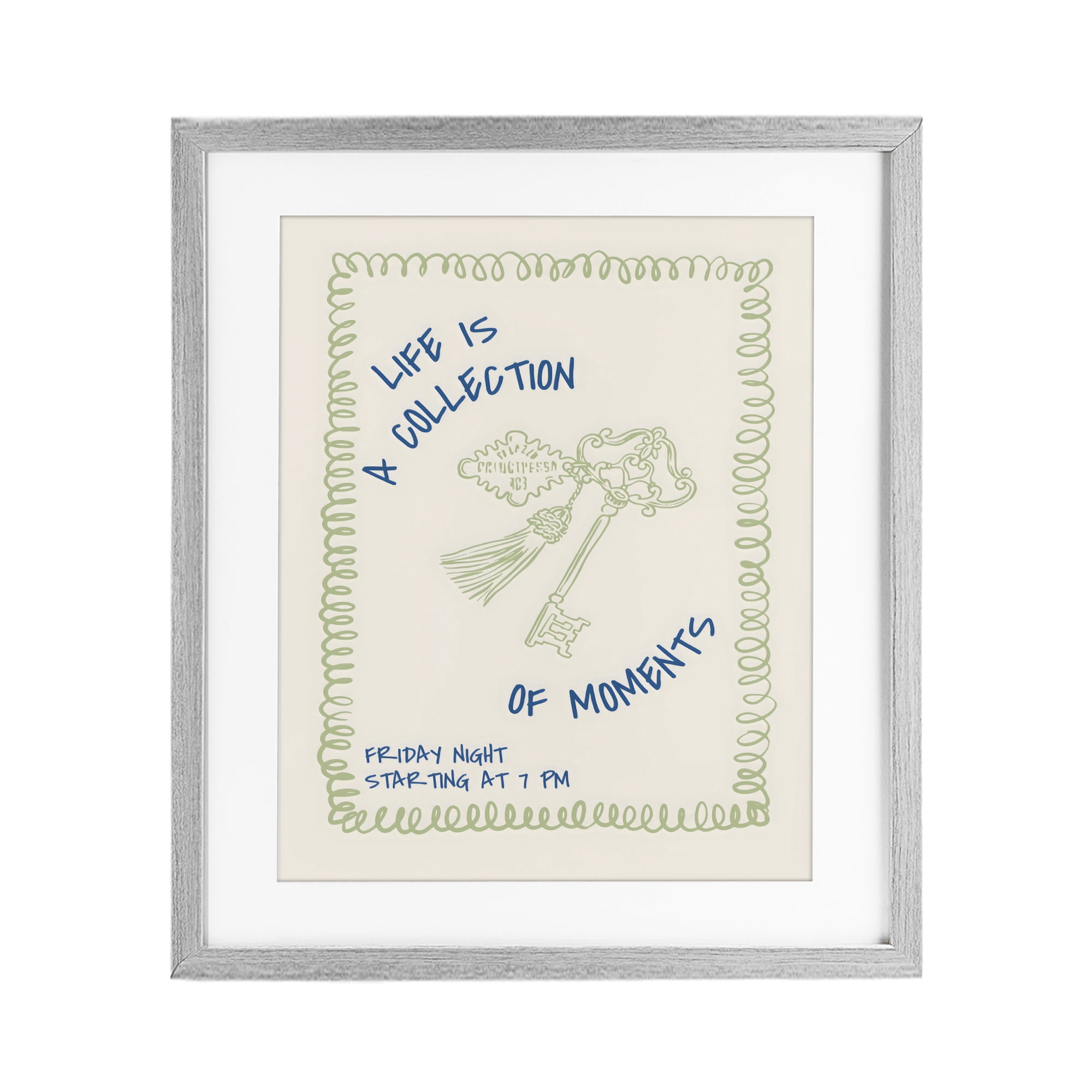 Stupell Industries A Collection of Moments Gray Framed Print Under Glass, design by The Prints Vibe