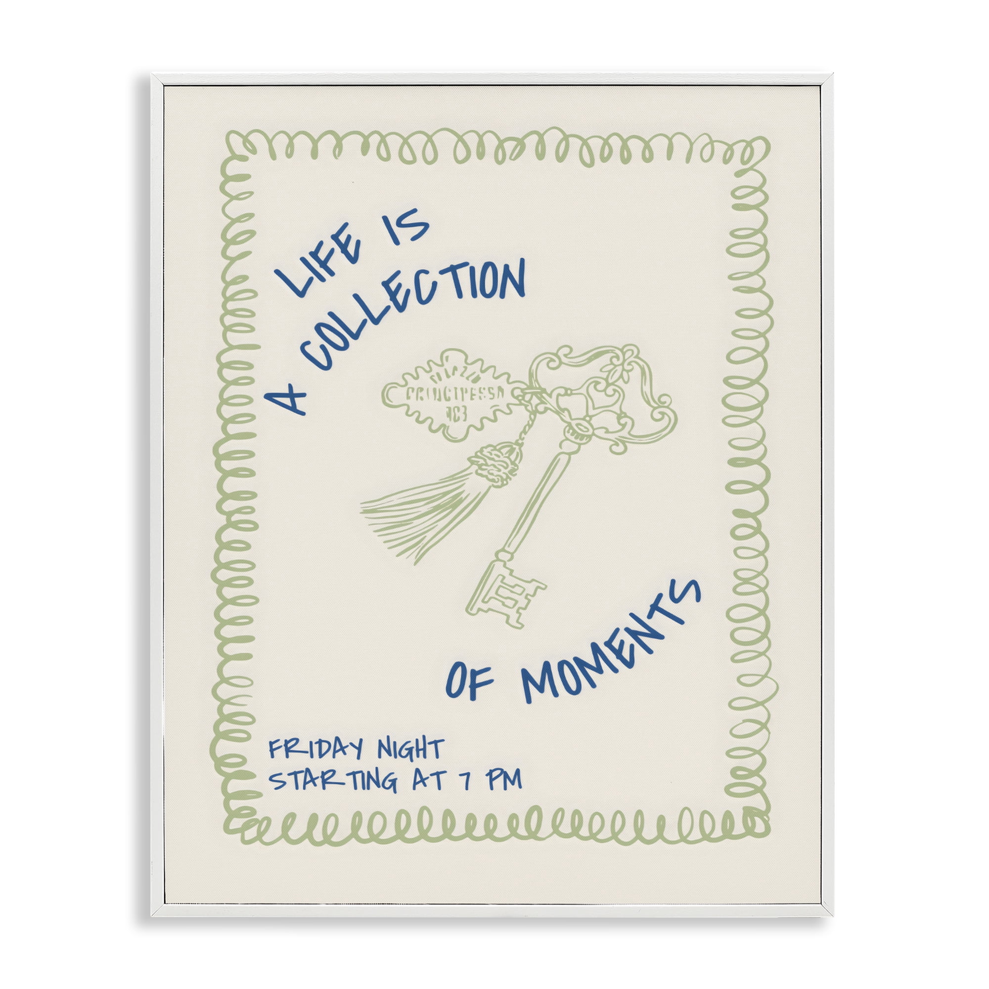 Stupell Industries A Collection of Moments White Framed Giclee Art, design by The Prints Vibe
