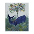 thumbnail image 1 of Stupell Industries Bohemian A Flowery Whale Canvas Art, 16 x 20, by Kay Widdowson, 1 of 8