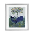 thumbnail image 1 of Stupell Industries Bohemian A Flowery Whale Gray Framed Print Under Glass, 13 x 16, by Kay Widdowson, 1 of 8