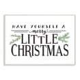 thumbnail image 1 of Stupell Industries A Merry Little Christmas Holiday Word Design Wood Wall Art By Artist Lettered and Lined, 1 of 3