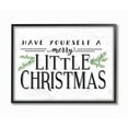 thumbnail image 1 of Stupell Industries A Merry Little Christmas Holiday Word DesignFramed Wall Art By Artist Lettered and Lined, 1 of 3