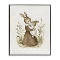 thumbnail image 1 of Stupell Industries Cottage A Mother's Love Rabbits Black Framed Giclee Art, 11 x 14, by Arlington Prints, 1 of 8
