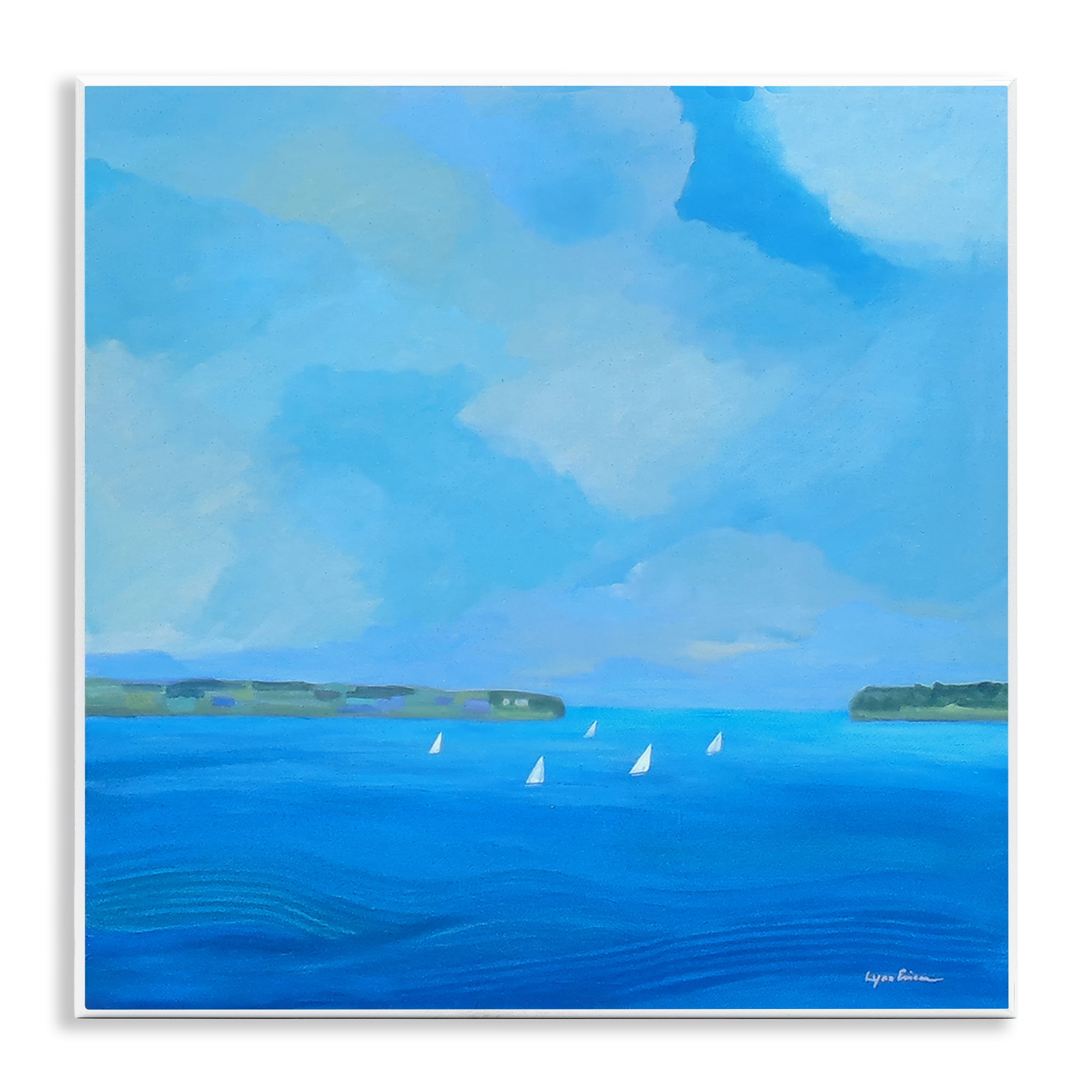 Stupell Industries A Perfect Day Seascape Wall Plaque Art, design by Lynn Ericson Fine Art
