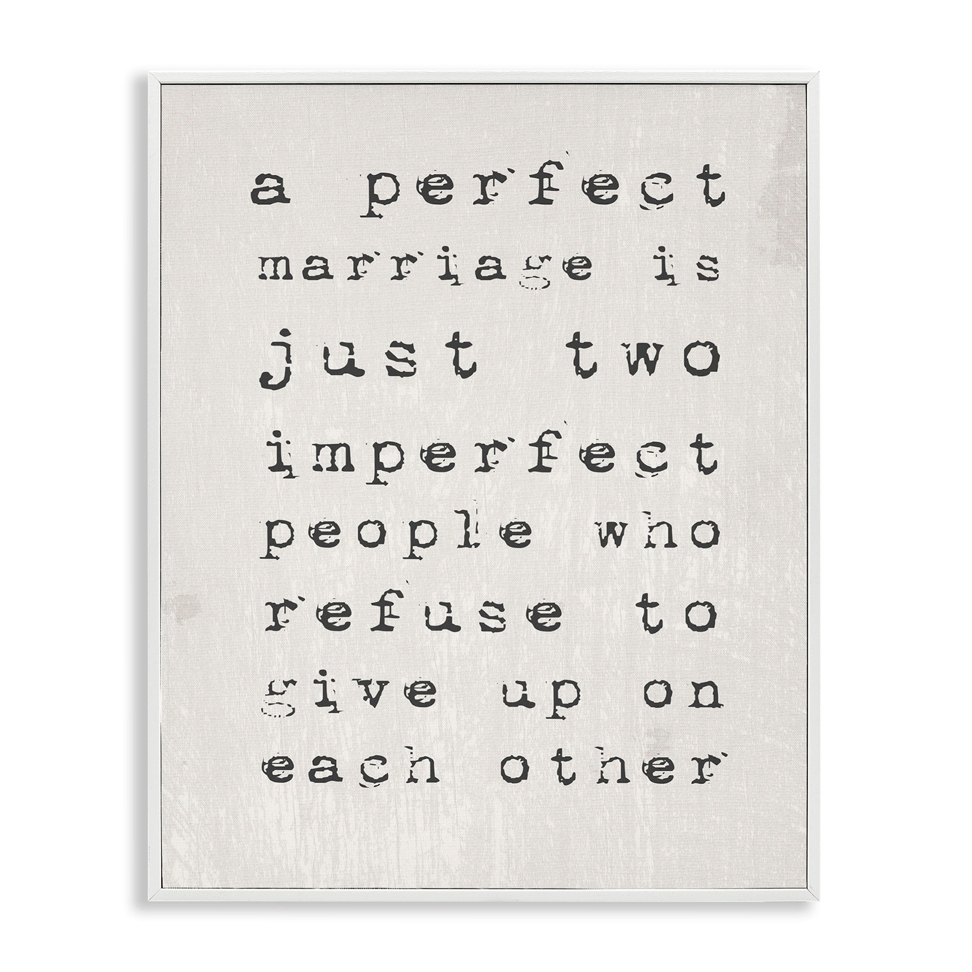 Stupell Industries A Perfect Marriage, 11 x 14,Design by Daphne Polselli