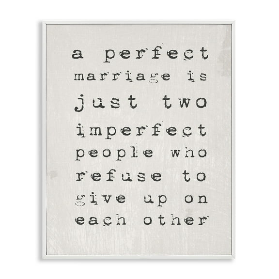 Stupell Industries A Perfect Marriage, 11 x 14,Design by Daphne Polselli