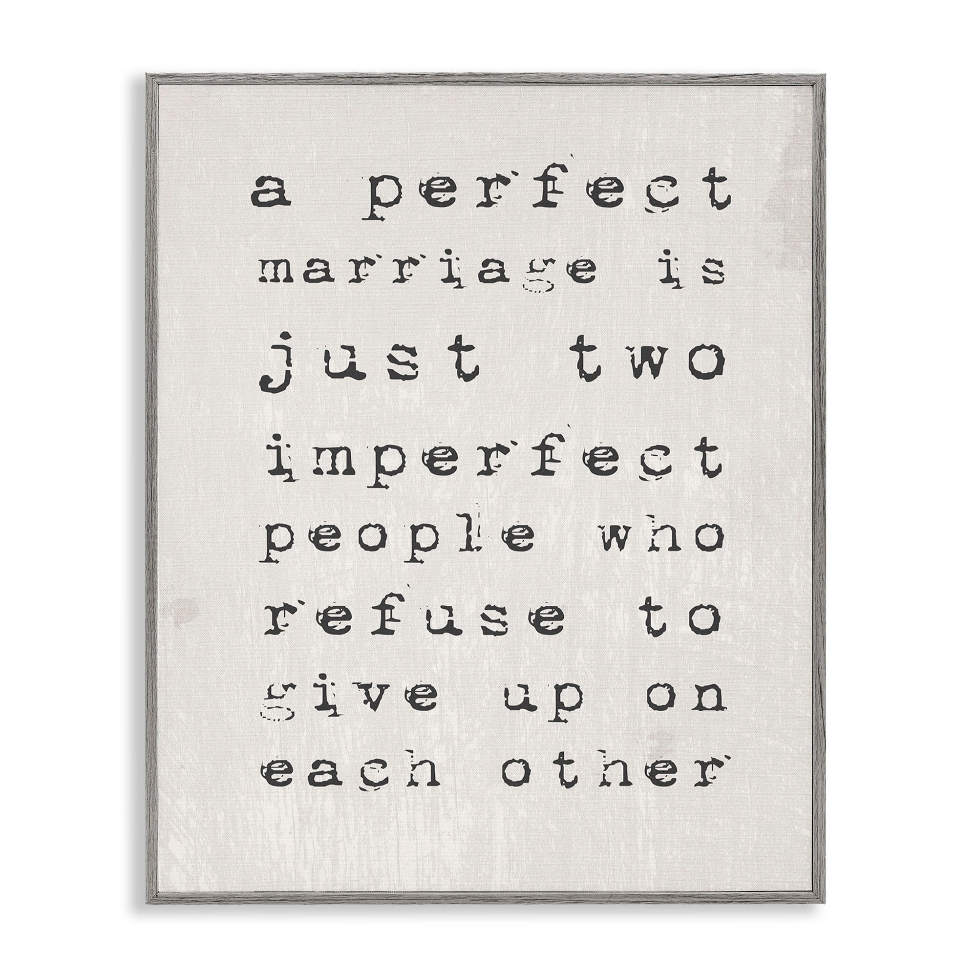 Stupell Industries A Perfect Marriage, 24 x 30,Design by Daphne Polselli