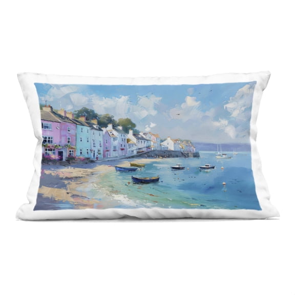 Stupell Industries A Place To Stay Scenery Decorative Printed Throw Pillow design by LSR Design Studio, 14 x 7 x 20