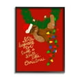 thumbnail image 1 of Stupell Industries A Sloth Like Christmas Festive Winter Holiday Pun, 11 x 14, Design by Jen Bucheli, 1 of 7