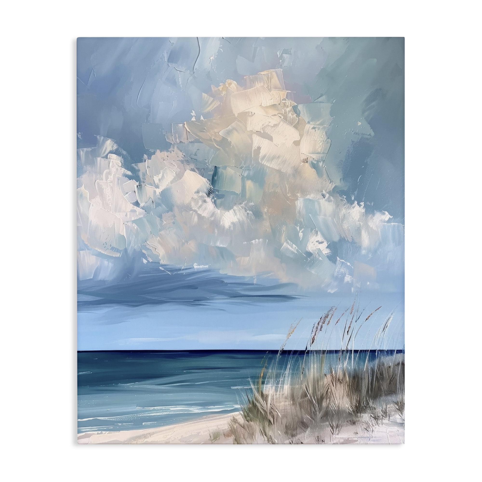 Stupell Industries A Storm Is Coming on Beach Canvas Wall Art, design by Petal Prints Design