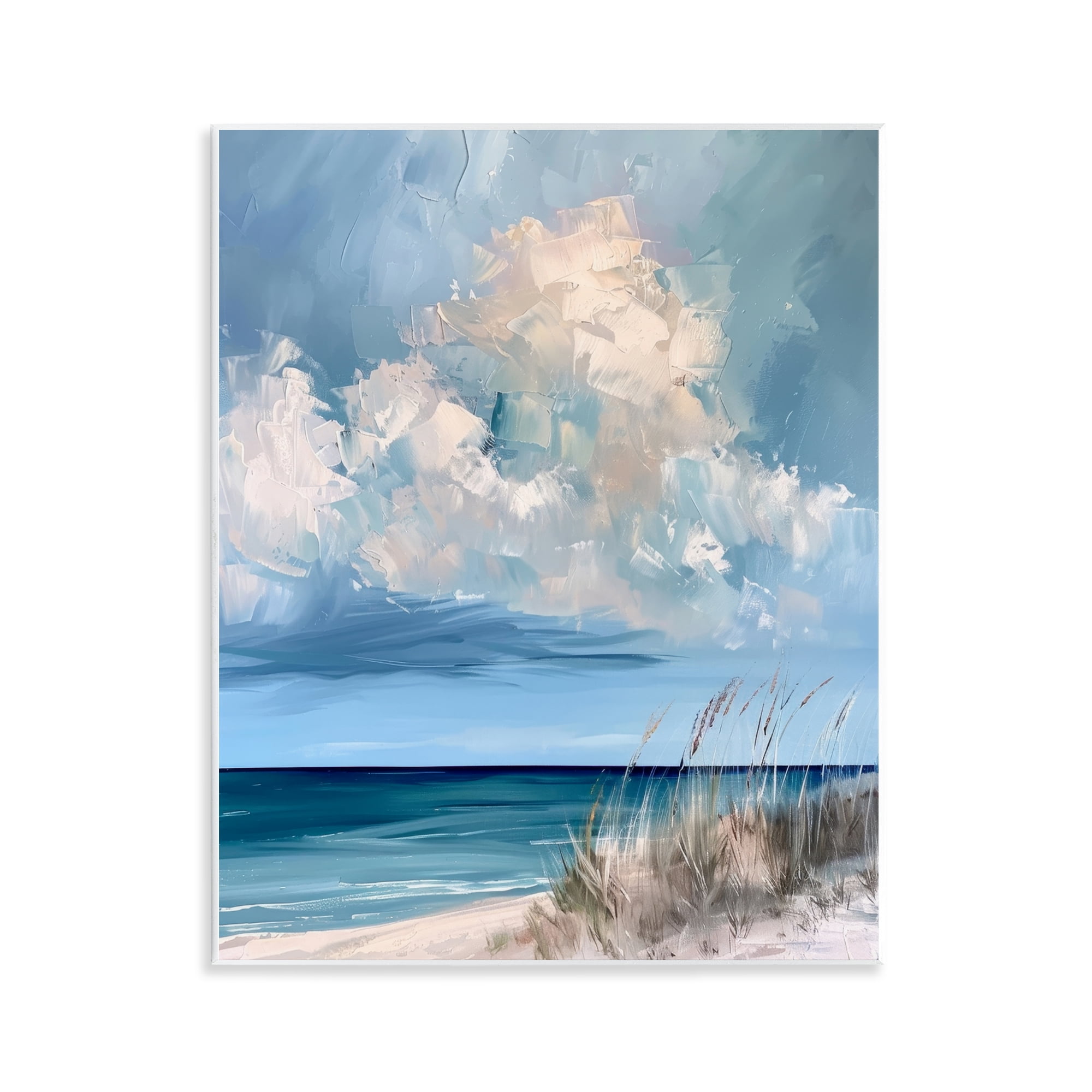 Stupell Industries A Storm Is Coming on Beach Wall Plaque Art, design by Petal Prints Design