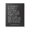 thumbnail image 1 of Stupell Industries A Woman Is Like Historical Eleanor Roosevelt Quote, 16 x 20, Design by Lux + Me Designs, 1 of 5