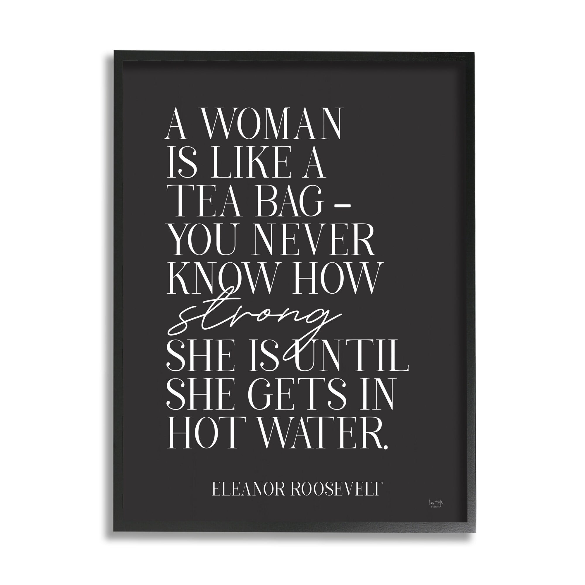 Stupell Industries A Woman Is Like Historical Eleanor Roosevelt Quote, 16 x 20, Design by Lux + Me Designs