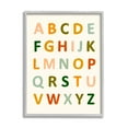 thumbnail image 1 of Stupell Industries ABC Letter Chart Soft Terracotta Earth Tone Alphabet, 16 x 20, Design by Victoria Borges, 1 of 8