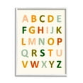 thumbnail image 1 of Stupell Industries ABC Letter Chart Soft Terracotta Earth Tone Alphabet, 16 x 20, Design by Victoria Borges, 1 of 7