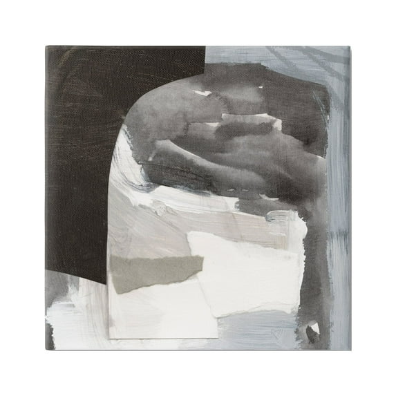 Stupell Industries Abstract Arch Shape Bold Layered Painting Strokes Painting Gallery Wrapped Canvas Print Wall Art, Design by Victoria Barnes