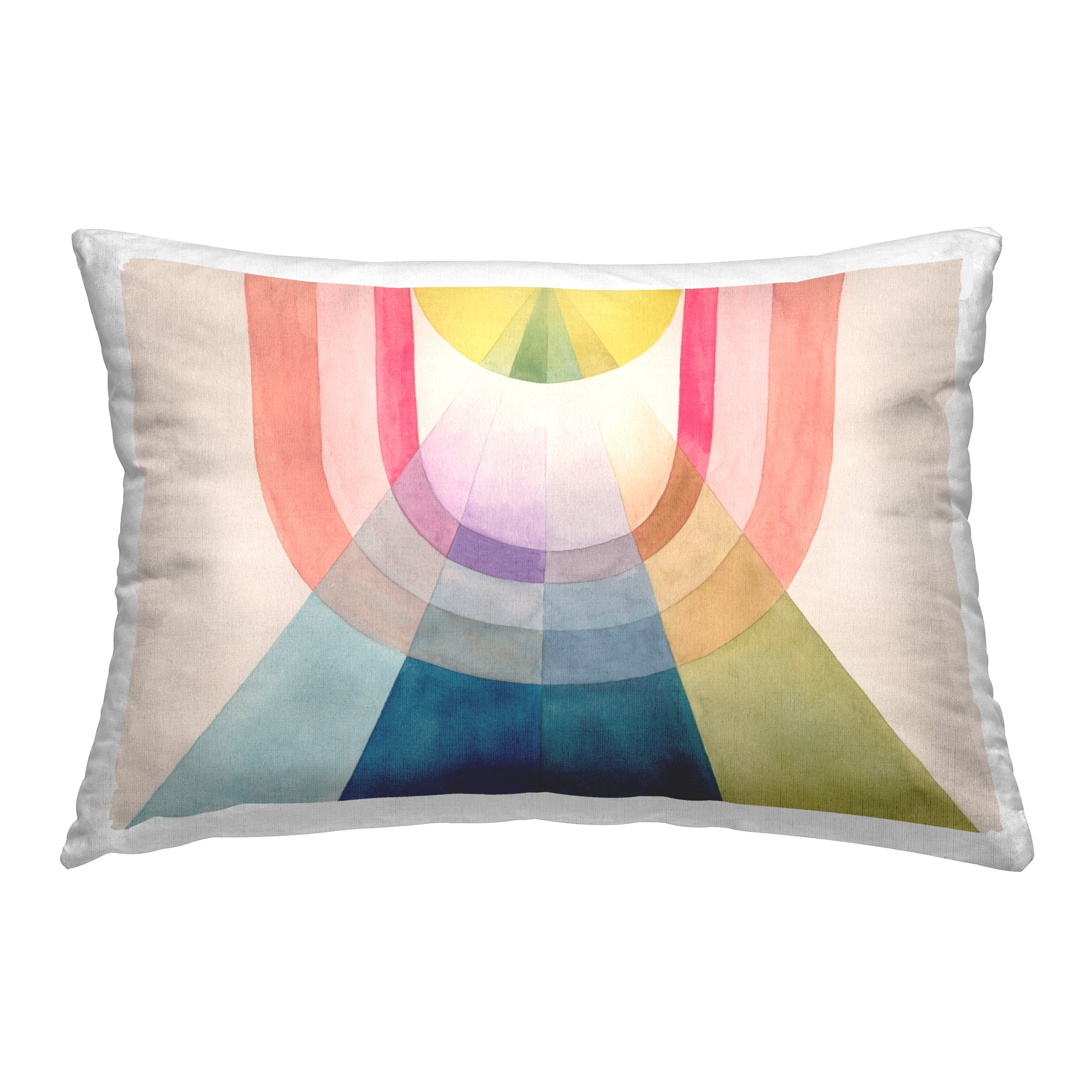 Stupell Industries Abstract Arches & Rays Decorative Printed Throw Pillow Design by Grace Popp .