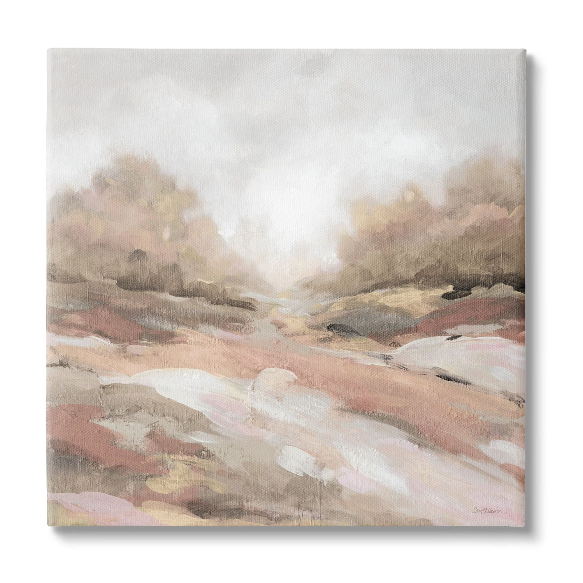 Stupell Industries Abstract Arid Desert Vegetation Hills Landscape Painting Painting Gallery Wrapped Canvas Print Wall Art, Design by Carol Robinson