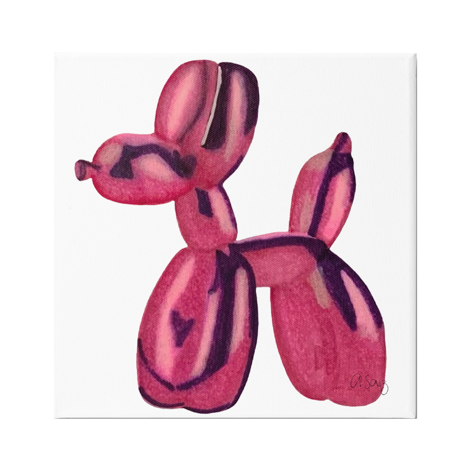 Stupell Industries Abstract Balloon Animal Abstract Painting Gallery Wrapped Canvas Print Wall Art, 36 x 36