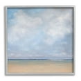 thumbnail image 1 of Stupell Industries Abstract Beach Clouds Ocean Horizon Painting Gray Framed Art Print Wall Art, Design by Catherine Andersen, 1 of 8