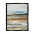 thumbnail image 1 of Stupell Industries Abstract Beach Landscape Painting Abstract Painting Black Floater Framed Art Print Wall Art, 1 of 9