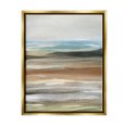 thumbnail image 1 of Stupell Industries Abstract Beach Landscape Painting Abstract Painting Gold Floater Framed Art Print Wall Art, 1 of 6