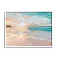 thumbnail image 1 of Stupell Industries Abstract Beach Sunset Nature Painting White Framed Art Print Wall Art, 20 x 16, 1 of 8