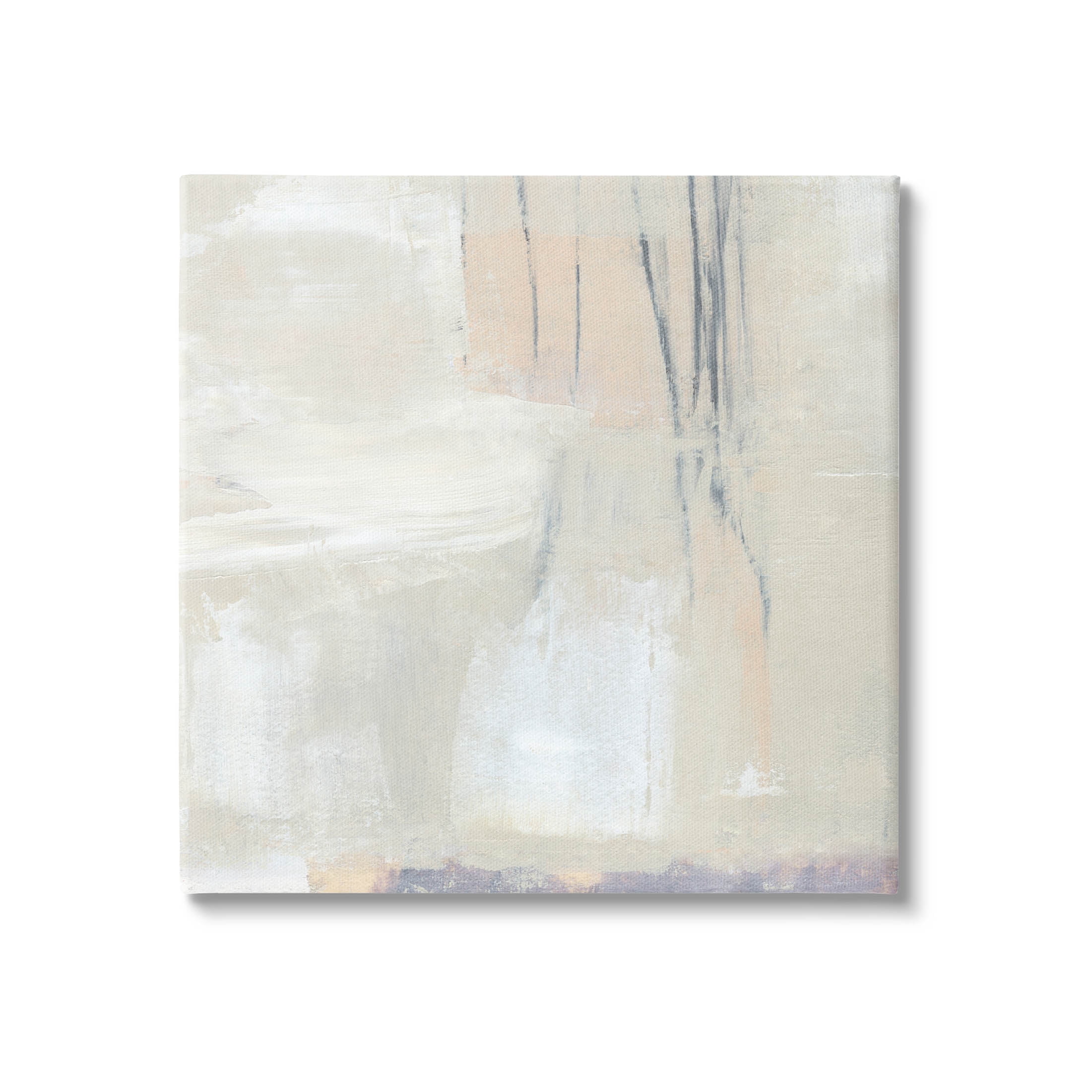 Stupell Industries Abstract Beige Lines Arrangement Painting Gallery Wrapped Canvas Print Wall Art, Design by Annie Warren