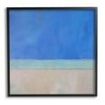 thumbnail image 1 of Stupell Industries Abstract Blocked Landscape Blue Stripe Painting Black Framed Art Print Wall Art, Design by Carol Young, 1 of 7