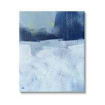 Stupell Industries Abstract Blocked Layered Shapes Painting Gallery Wrapped Canvas Print Wall Art, Design by Paul Bailey