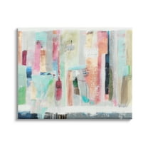 Stupell Industries Abstract Blocked Line Shapes Modern Scribble Detail Painting Gallery Wrapped Canvas Print Wall Art, Design by Jill Martin