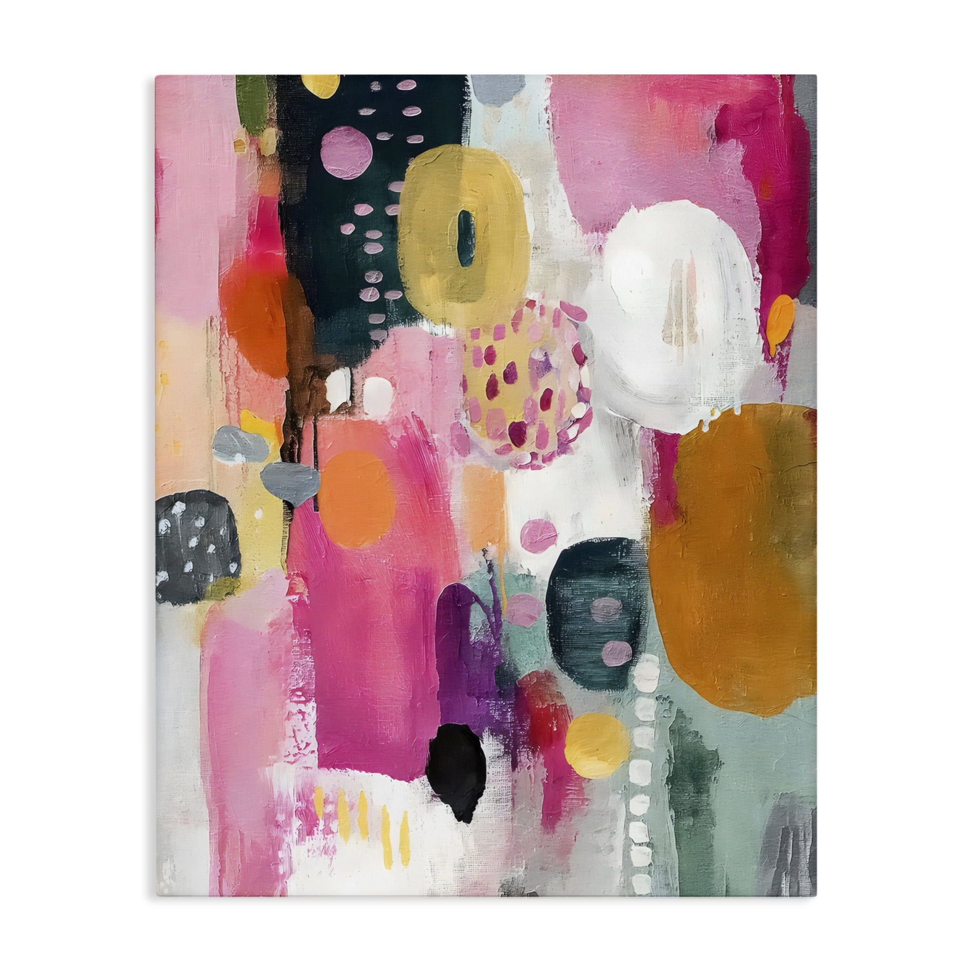 Stupell Industries Abstract Blooms Cascade Canvas Wall Art, design by Riley B