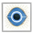thumbnail image 1 of Stupell Industries Abstract Blue Evil Eye Symbol Graphic Art Gray Framed Art Print Wall Art, Design by Ziwei Li, 1 of 7