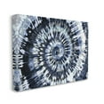 thumbnail image 1 of Stupell Industries Abstract Blue Grey Tie Dye Spiral Pattern Detail Canvas Wall Art Design by Molly Kearns, 16" x 20", 1 of 6